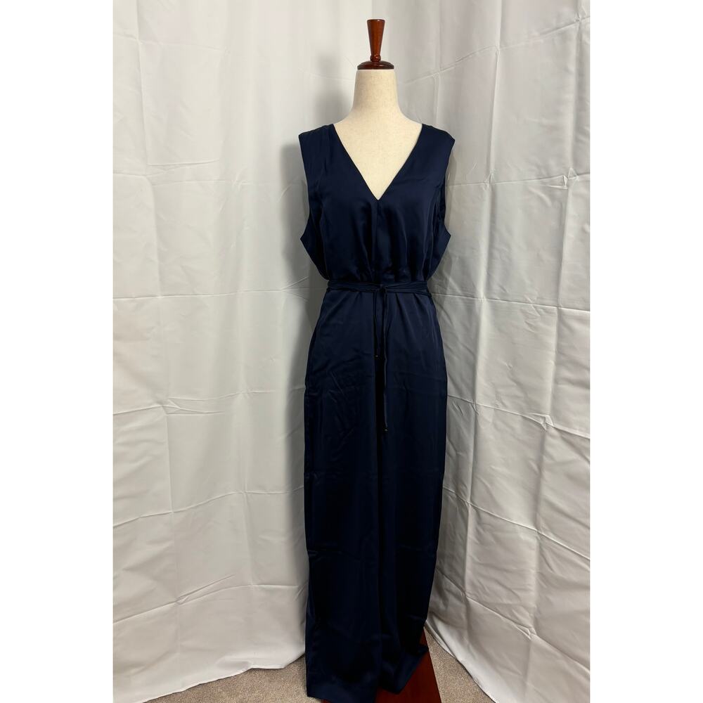 NWT Ettitude Sateen Jumpsuit - Ocean